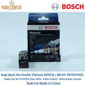 Bugi Chân Ngắn Double Platium BOSCH Fr7Dpp30X | Dành Cho Xe Toyota, Kia, Mazda, Hyundai ..