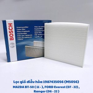 lọc gió điều hòa Bosch 1987435056 lọc gió điều hòa Ford Ranger Bosch lọc gió điều hòa Ford Everest Bosch lọc gió điều hòa Mazda BT-50 Bosch