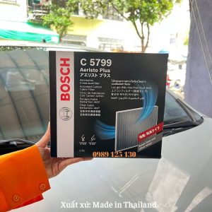 Lọc Gió Điều Hòa Có Than Hoạt Tính BOSCH Ariesto Plus C5799 Cho Xe Camry (11-17), Vios (13-), Fortuner/Hilux (05-12)...