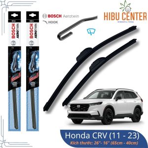 Cặp Gạt Mưa BOSCH AeroTwin 26"- 16" Cho Xe Honda CRV, Toyota Innova..... Santafe ..