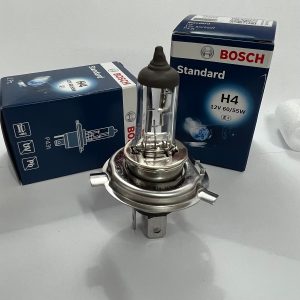 Bóng Đèn Halogen BOSCH H4 12V 60/55W - Đèn Pha - Ánh sáng vàng - Hộp 1 bóng - Xuất xứ Trung Quốc