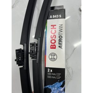 BOSCH Gạt Mưa Bộ AeroTwin Euro Set A843S Kích thước 22 – 22 Dành cho Xe Mercedes Serie C, Serie GLC