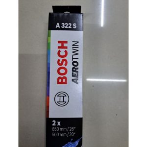 BOSCH Gạt Mưa AeroTwin EURO Set 26"/20" A322S Dành cho xe BMW X3. X4, Jaguar E- Pace [ X540] 09 - 17
