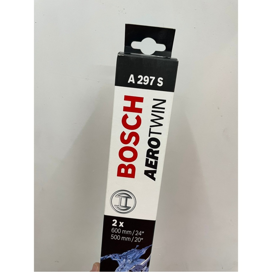 BOSCH Gạt Mưa AeroTwin Euro Set A297S Kích thước 24" vs 20" | Audi A4, A5 ; Q3 , Q5; Vinfast VF9