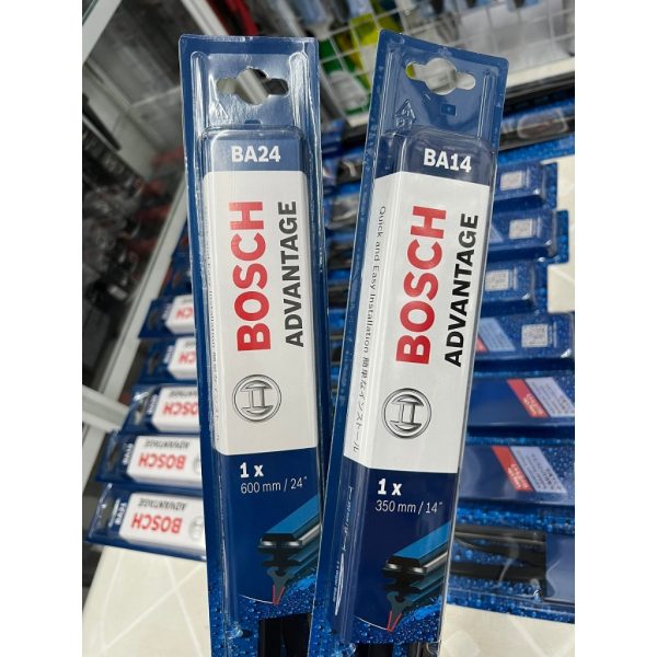 Bộ Gạt Mưa Xương Sắt BOSCH cho xe Fadil Advantage 24" - 14" (60cm - 35cm)