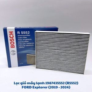 Lọc Gió Điều Hòa Than Hoạt Tính BOSCH Aeristo Premium R5552 Dành cho Xe FORD Explorer (2019 - 2024)