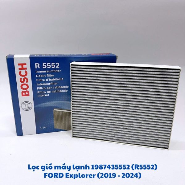 Lọc Gió Điều Hòa Than Hoạt Tính BOSCH Aeristo Premium R5552 Dành cho Xe FORD Explorer (2019 - 2024)