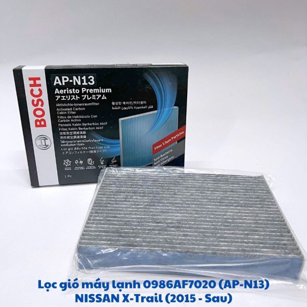 Lọc Gió Điều Hòa Cao Cấp BOSCH Ariesto Premium AP-N13 (0986AF7020) Cho Xe NISSAN X-Trail (15 - Sau)