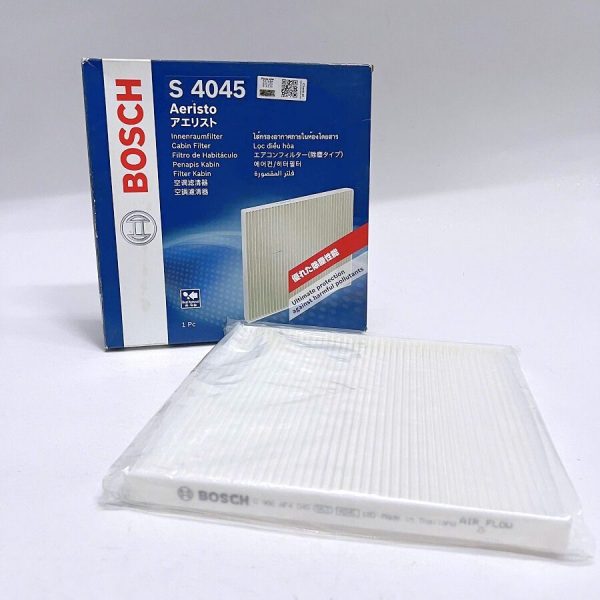 Lọc Điều Hòa Loại Tiêu Chuẩn BOSCH Ariesto S4045 Cho Xe  Camry (01 - 06), Vios (02 - 13), Land Cruiser Prado ( 02 - 09)