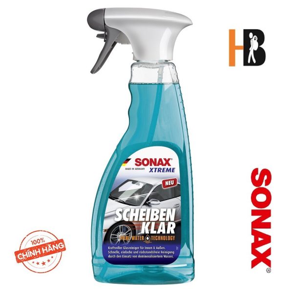 Nước Làm Sạch Và Trong Kính SONAX Xtreme Glass Clear NanoPro 238241 500ml