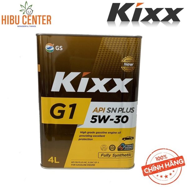 KIXX Dầu Nhớt G1 API SN PLUS 5W-30, 4 Lít Chuyên Động Cơ Xăng - HIBUCENTER