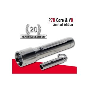 Đèn pin LEDLENSER P7R & V8 Stainless Steel Limited Edition