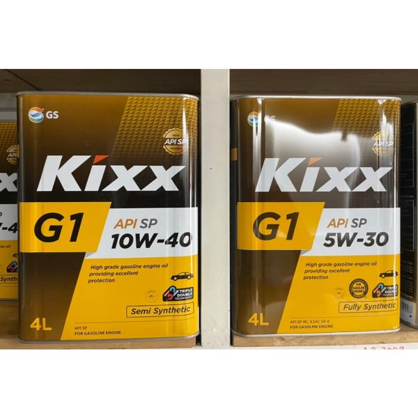 Dầu Nhớt KIXX G1 API SP 5W30 | 10W40 4 Lít - Dành cho xe Oto Máy Xăng và Xe Tay Ga - Hàng Chính Hãng