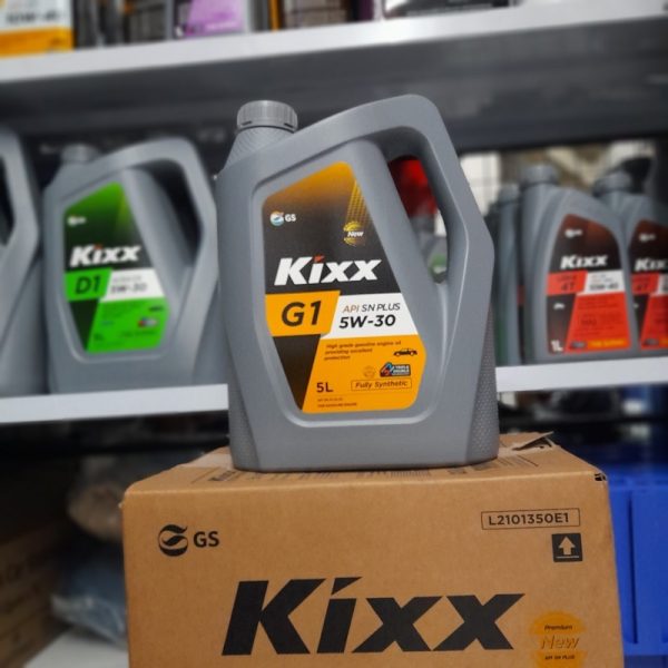Dầu Nhớt  KIXX G1 API SN PLUS 5W-30 5L 100% Synthetic Cho Động Cơ Chạy Xăng HÀNG CHÍNH HÃNG
