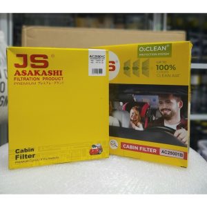 JS ASAKASHI Lọc Điều Hòa Sinh Học - Kháng Khuẩn AC25001B Dùng cho xe MAZDA CX-5, MAZDA3, MAZDA6