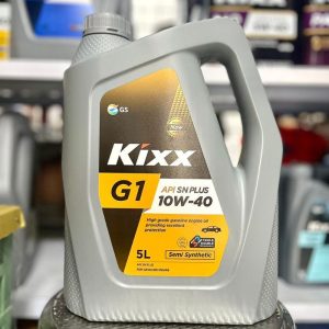 KIXX Dầu Nhớt Bán Tổng Hợp Semi Synthetic G1 API SN Plus 10W40 5L Động Cơ Xăng Cao Cấp Chính Hãng