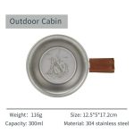 Chén ăn dã ngoại có quai Glamping Naturehike NH21SJ002 300ml