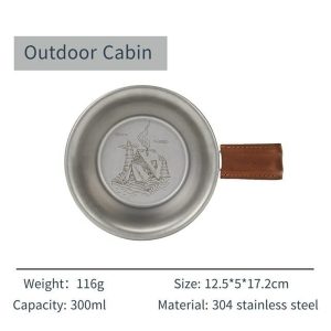 Chén ăn dã ngoại có quai Glamping Naturehike NH21SJ002 300ml