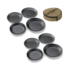 Bộ 4 đĩa ăn Inox cỡ lớn cho 1-2 người Campingmoon S397 / BKS397