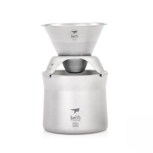 Bộ dụng cụ Titanium Mini Tea Coffee Mug Titanium Keith Ti3911