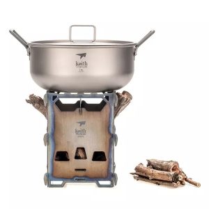 Bếp Củi Cắm Trại Titanium Keith Ti2201
