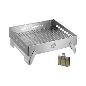 Bếp củi gấp gọn thép không gỉ Campingmoon MT-6-LT