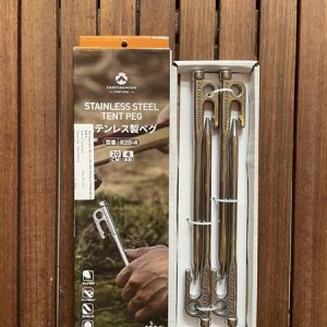 Bộ cọc lều thép không gỉ Campingmoon R20-4 (20cm, bộ 4 chiếc)