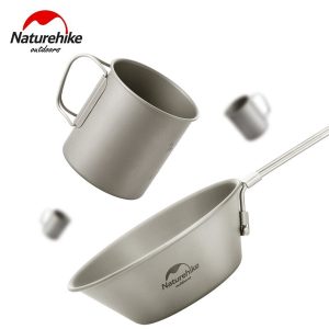 Cốc Titanium Naturehike NH20CJ005 (có tay cầm)