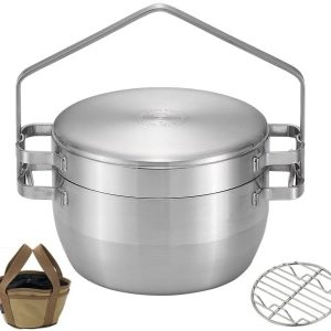 Nồi treo dã ngoại inox không rỉ Campingmoon DO-25
