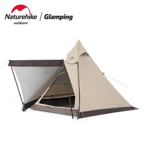 Lều Glamping hình chóp pyramid có mái che Naturehike NH20ZP013