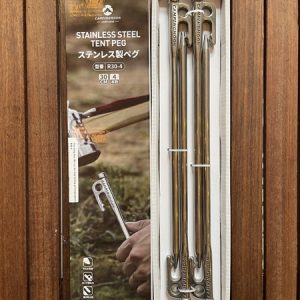 Bộ cọc lều thép không gỉ Campingmoon R30-4 (30cm, bộ 4 chiếc)