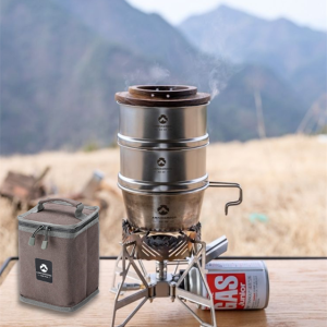 Combo 2 xửng hấp thức ăn Campingmoon S369 S362 W9 S-MG T-8-BC